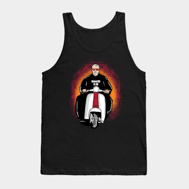 Pope's Exorcist Father Amorth 3:16 Tank Top by One One Six North